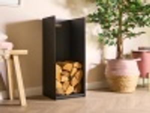 Adam Burton Firewood Log Holder in Black