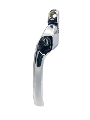 Left Handed Espag Lock UPVC Window Handle - Chrome - Hardware Solutions