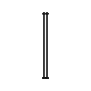 Vintage Column Vertical Radiator - Various Sizes – Black - 196