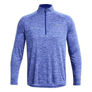 Under Armour 1/2 Zip Long Sleeve Midlayer - Royal Blue & Graphite
