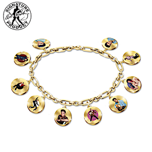 Ultimate I Love Elvis Charm Bracelet