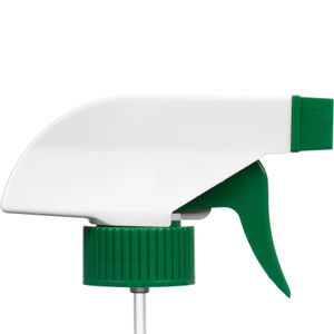Green/White Trigger Sprayer, 9-1/4" Dip Tube, 28mm 28-400