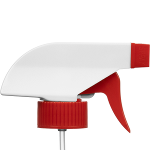 Red/White Trigger Sprayer, 9-1/4" Dip Tube, 28mm 28-400