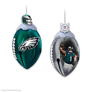 Philadelphia Eagles FootBells Ornament Collection
