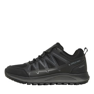 Sprayway Mens Burbage Low Hydrodry Waterproof Walking Shoes Black