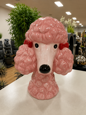 POODLE HEAD VASE PINK DOLOMITE PERFECT GIFT ETA 28 Oct 2026