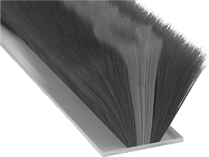Stormguard Garage/Shed Door Brush - External Bottom - 7m Roll - Grey