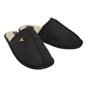 Lyle And Scott Vintage Mens Tarquinn Mule Slippers Black