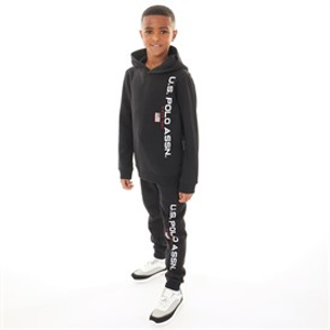 U.S. POLO ASSN. Boys Large Sport OTH Tracksuit Set Black