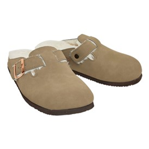 Original Penguin Womens Poppy Fur Mule Slippers Sand