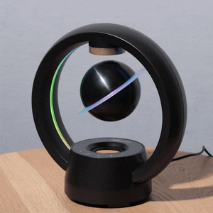 X Echo Magnetic Levitating Planet Bluetooth Speaker 10W With RGB Lighting Black