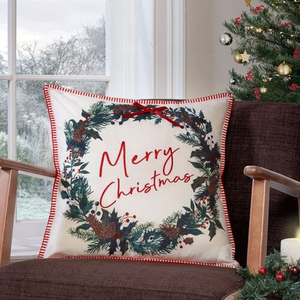 Bow Wreath Cushion 45cm x 45cm 
