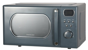 20L Retro 800W Microwave - Grey