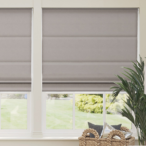 Bruschal (Blackout), Mouse Brown - Roman Blind
