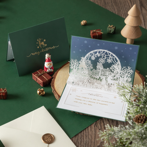 3D Christmas Message Card(Xmas) Personalized Service