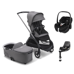 Bugaboo Dragonfly (Pebble 360 PRO2, Non-Slide) Travel System - Grey Melange
