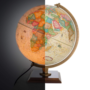 Bradley Antique Illuminated Globe