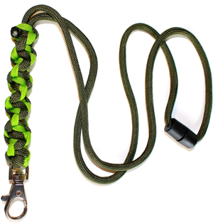 Lime & Olive Green - Twisted Lanyard