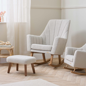 Jonah Luxe Rocking Chair & Foot Stool