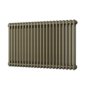 Alpha - Antique Brass Column Radiator H600mm x W988mm 2 Column