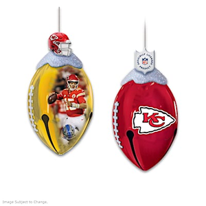 Kansas City Chiefs FootBells Ornament Collection