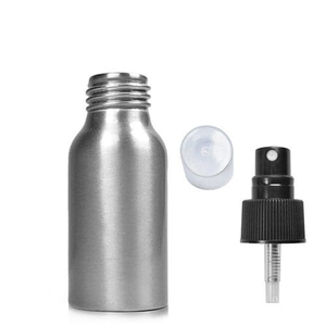 50ml Aluminium Setting Spray Bottle - Black