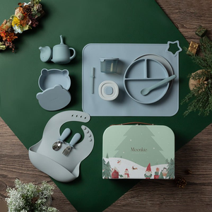 Default Title Flash Sale: Christmas First Bites Gift Set (Ether/Sky Blue)