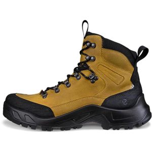 ECCO Mens Offroad Mid-Cut Waterproof Walking Boots - 8 - 8.5 UK (42EU) / Yellow/Black