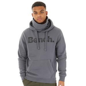 Bench Mens Woosh Hoodie Steel Grey