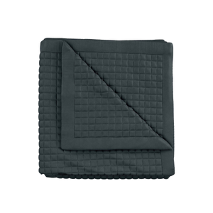 Ariane Throw, Charcoal & Linen