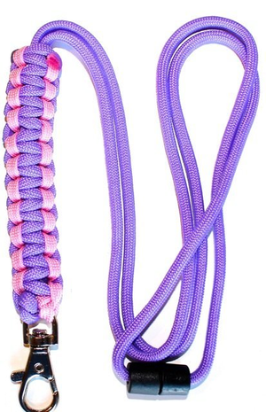 Pink & Lilac - Cobra Lanyard