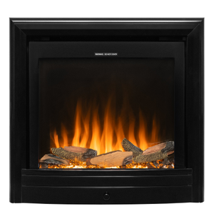 Ezee Glow Pulse Widescreen Black Inset Electric Fire With Nickel Trim