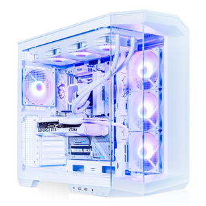 AWD-IT PROJECT ZERO Intel Core Ultra 225F RTX 5060 8GB White Desktop PC for Gaming
