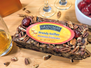 Brandy Snifter 1lb Fruitcake Cello