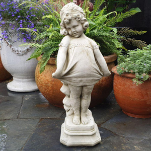 Stunning Stonecast Shy Girl Garden Statue Ornament