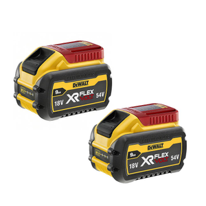 Dewalt DCB547 18v / 54v XR FLEXVOLT 9.0ah Battery Twin Pack
