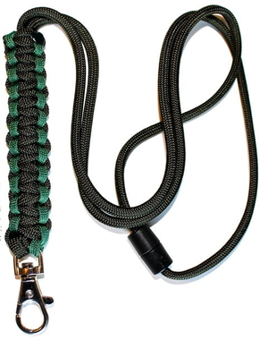 Olive &amp; Forest Green - Cobra Lanyard