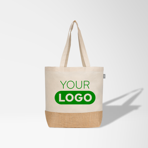 Fusion 5 oz. Recycled Cotton & Jute Tote Bag