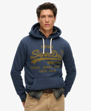 Classic Vintage Logo Graphic Hoodie