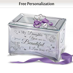 Daughter, You Are So Beautiful Personalized Music Box