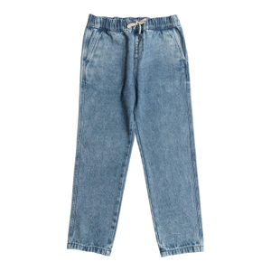 Billabong Kids Larry Elastic Waist Denim Joggers - 16 Yrs / Washed Blue