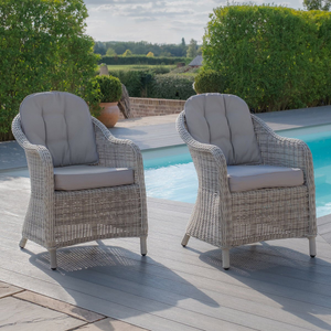 Maze - Pair of Oxford Heritage Rattan Dining Chairs