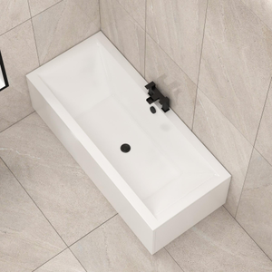 Amaze Acrylic Square Double Ended Bath 1700 x 700mm