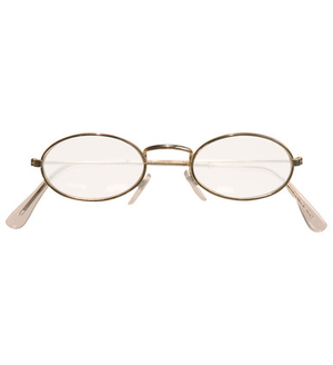Gold Oval Framed Glasses