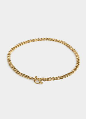 Vendetta Bar Clasp Cuban Chain - 18K Gold Plated