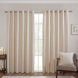 CHENILLE MILANI WINTER WHITE 90x90 Curtain
