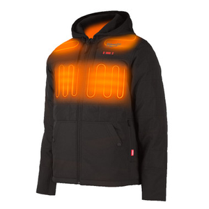 Milwaukee M12HPJBL2-0 12V Heated Puffer Jacket, Black (Size XL) (Body Only)