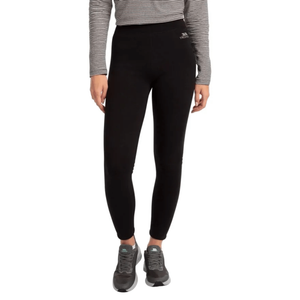 Trespass Womens Fuzzy Sherpa Lined Leggings - M / Black
