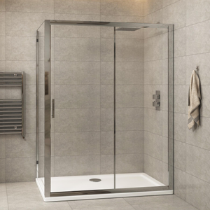 Grand 1200 x 760mm Sliding Door Rectangle Shower Enclosure 6mm