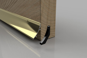 Stormguard 32mm Rain Deflector - Inward & Outward - Gold - 914mm